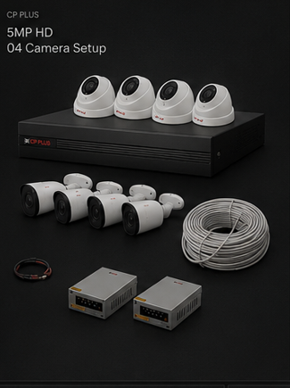 5MP HD 4 Camera Setup