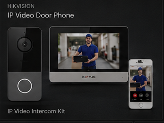 Hikvision IP video door phone kit with mobile viewing